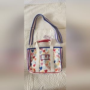 Red, white and blue mini tote
